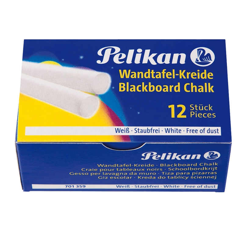 Pelikan Tavelkritor 12st, Vit