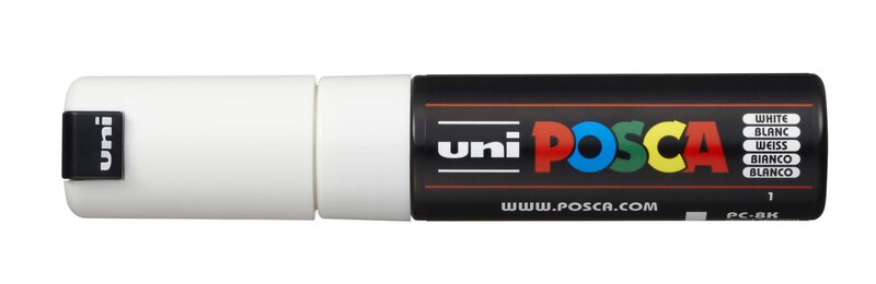 UNI POSCA MARKER PC-8K 52 white