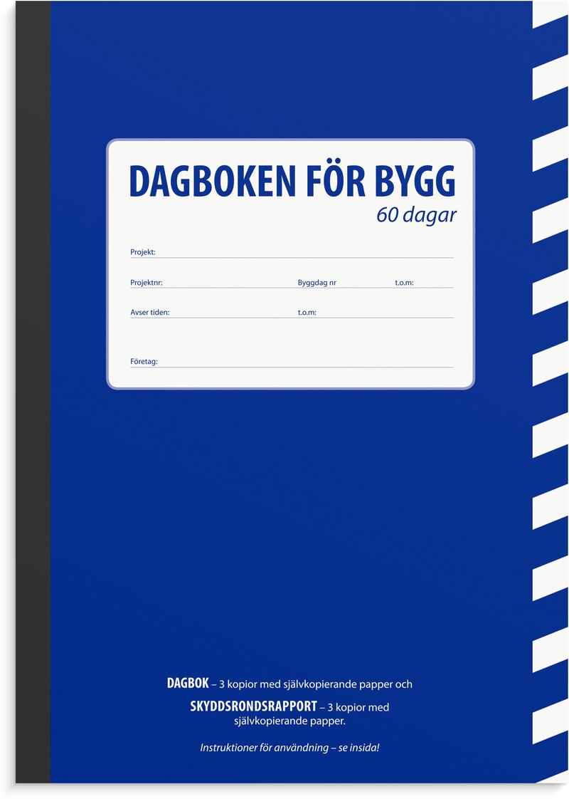 Dagboken för bygg 60 dag