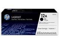 Toner HP Q2612AD 12A Svart 2/FP