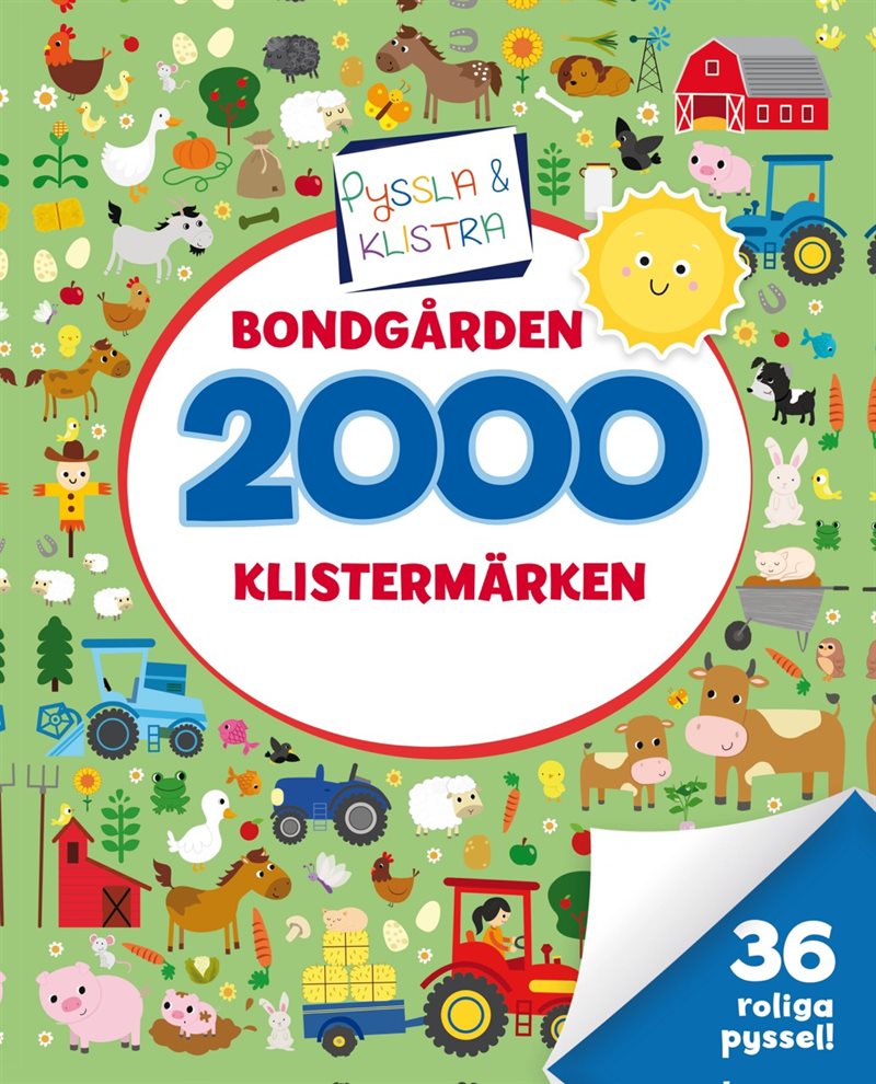 2000 klistermärken: Bondgården